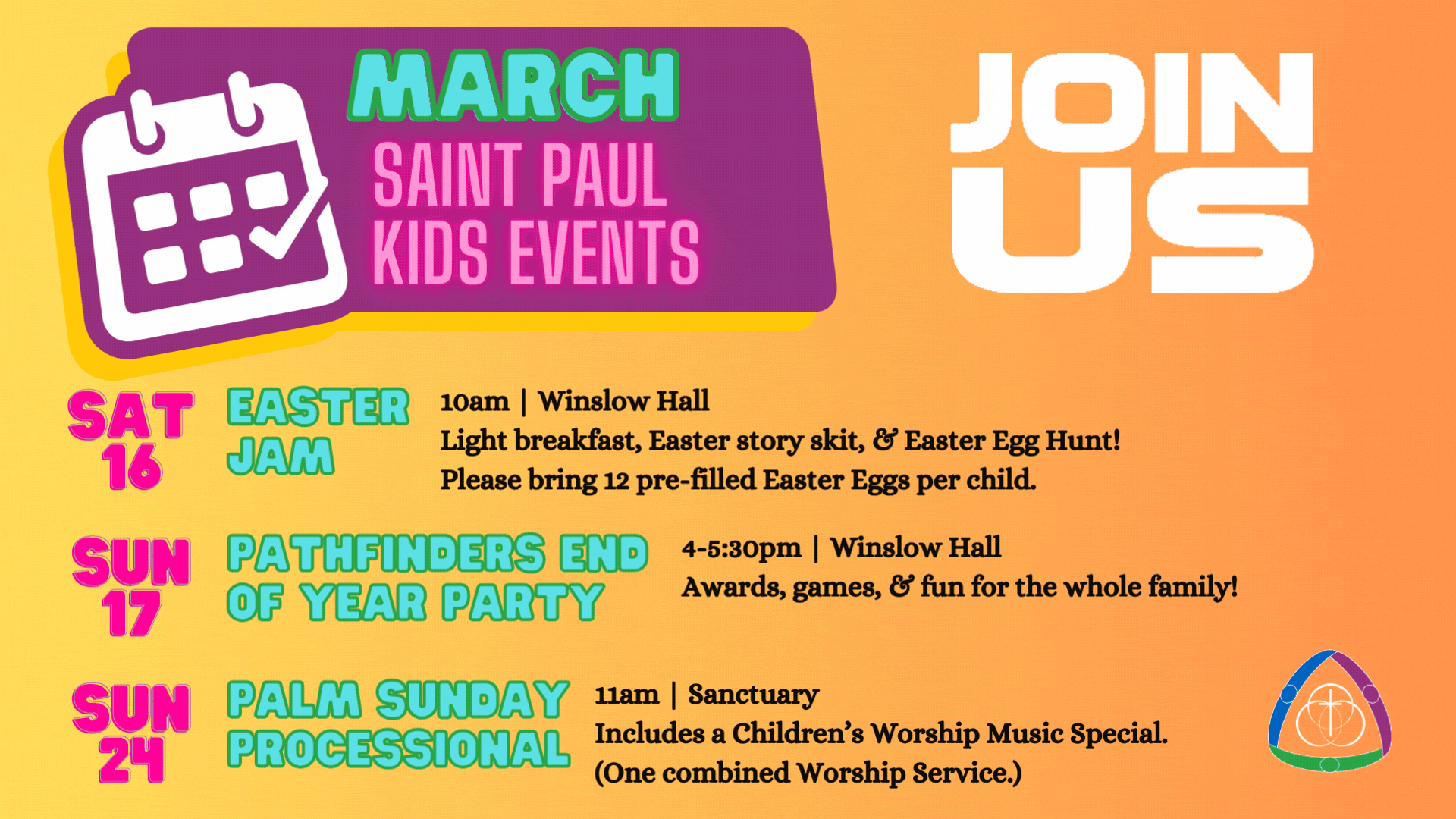 March events for kids saint paul methodist church a global